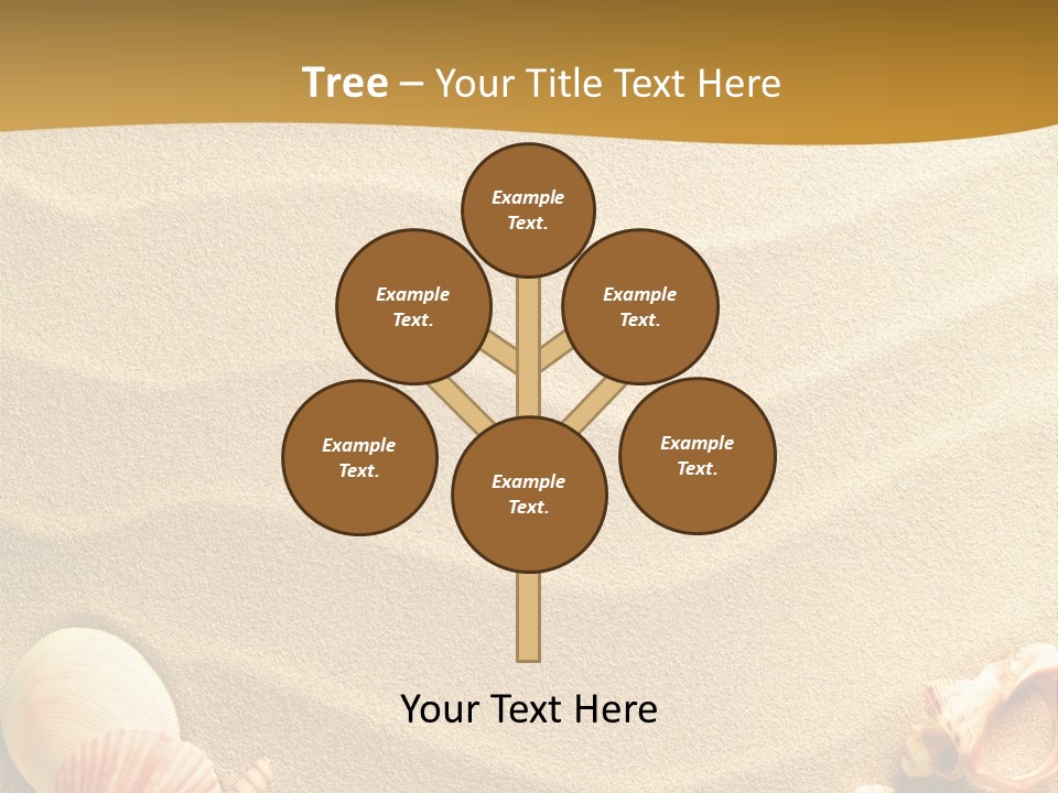 Sand Shells PowerPoint Template