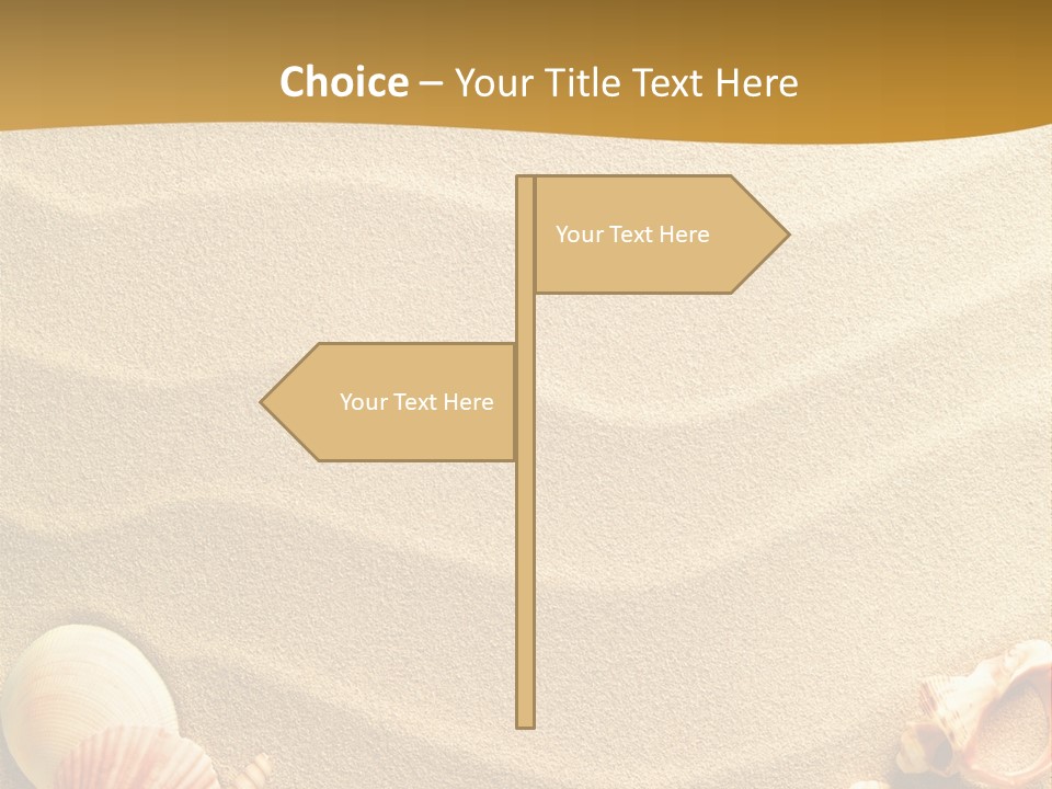 Sand Shells PowerPoint Template