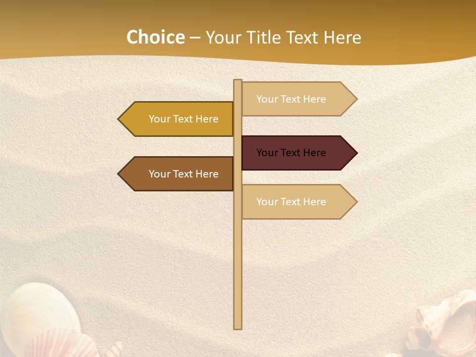 Sand Shells PowerPoint Template