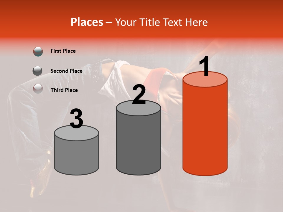 Contemporary Dance Poses PowerPoint Template