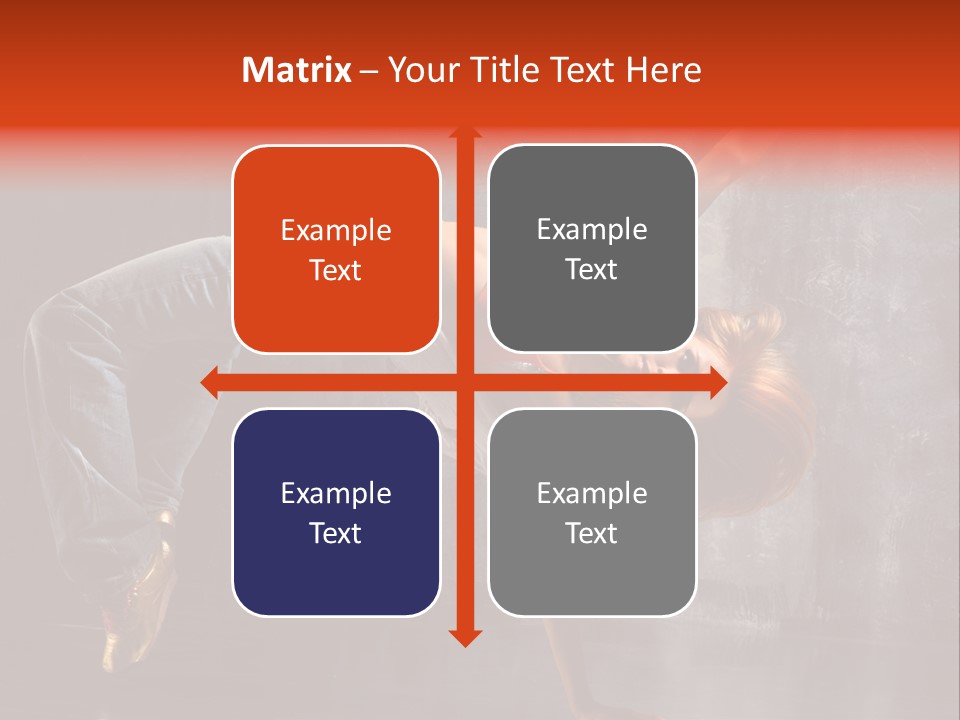 Contemporary Dance Poses PowerPoint Template