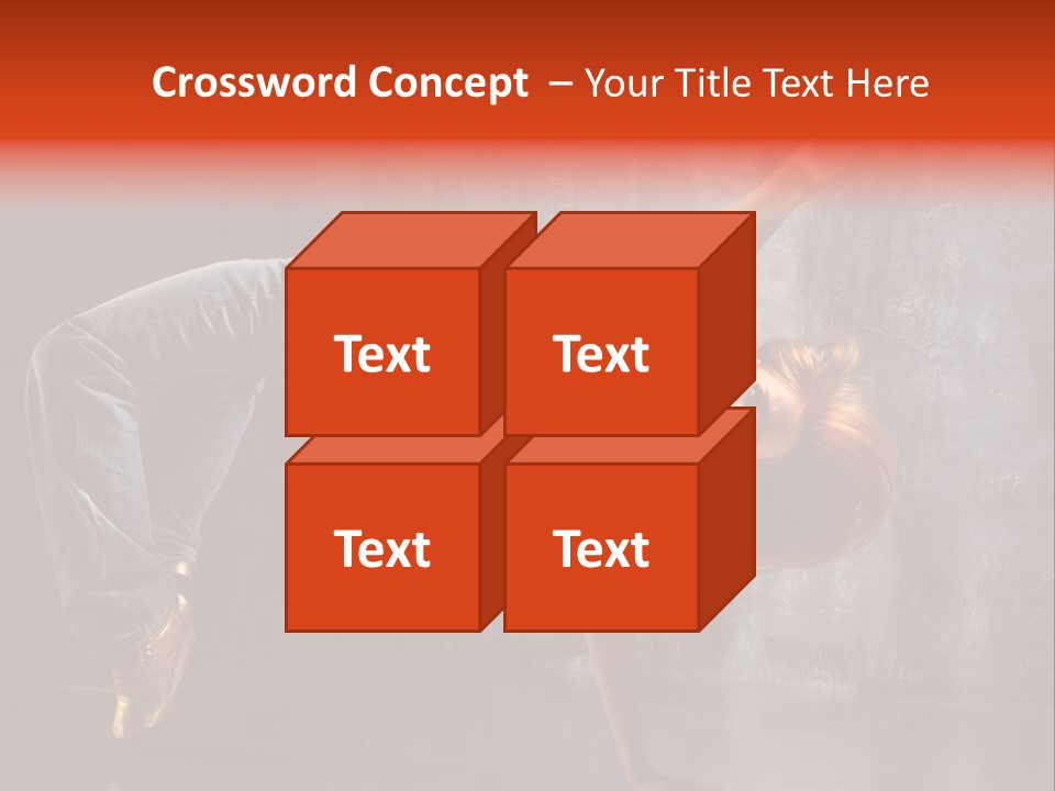 Contemporary Dance Poses PowerPoint Template