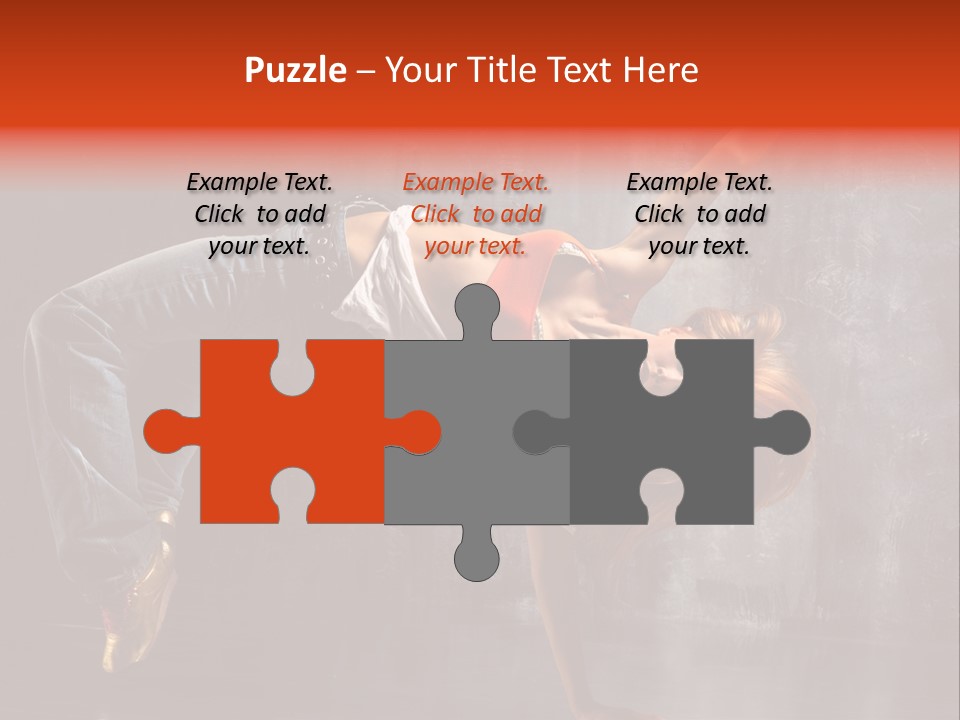 Contemporary Dance Poses PowerPoint Template