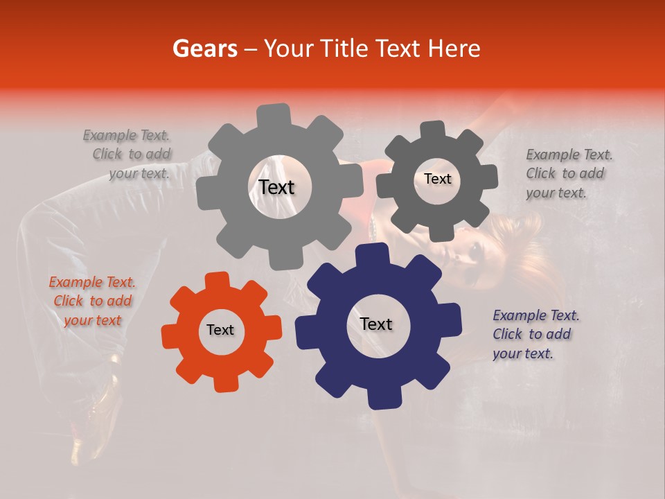 Contemporary Dance Poses PowerPoint Template