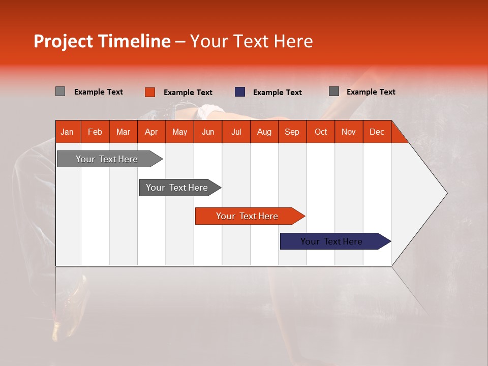 Contemporary Dance Poses PowerPoint Template