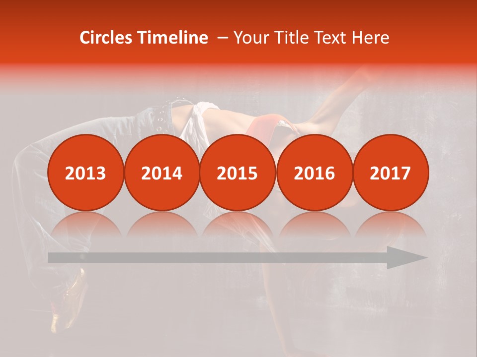 Contemporary Dance Poses PowerPoint Template