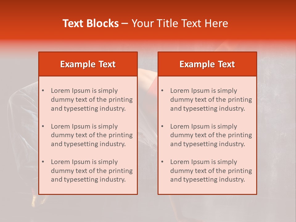 Contemporary Dance Poses PowerPoint Template