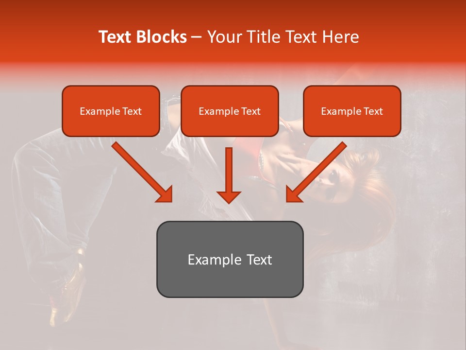 Contemporary Dance Poses PowerPoint Template
