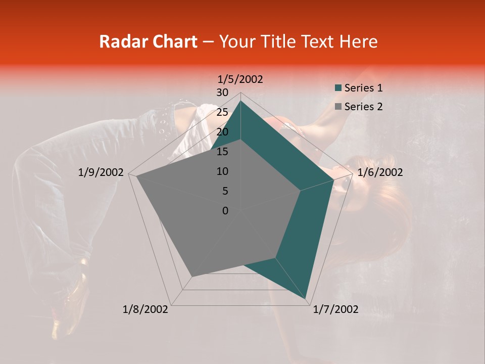 Contemporary Dance Poses PowerPoint Template