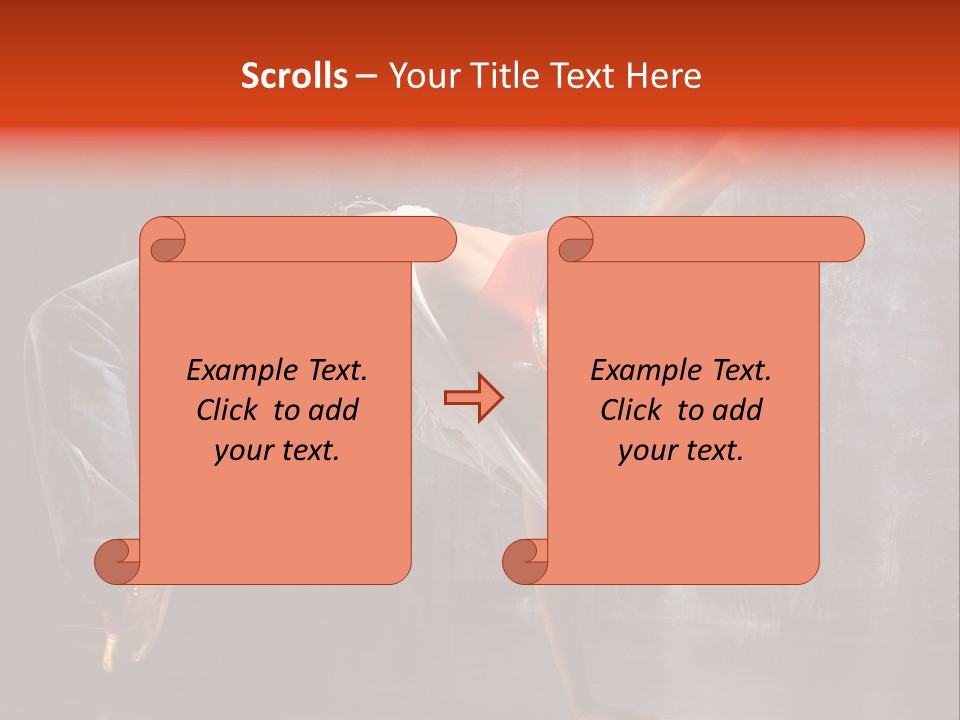 Contemporary Dance Poses PowerPoint Template