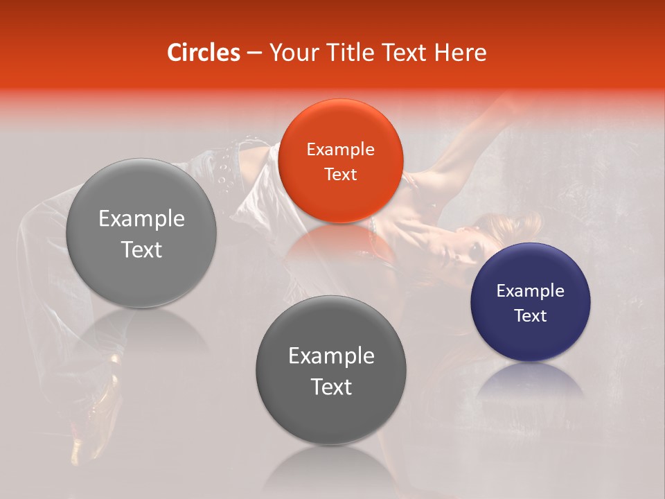 Contemporary Dance Poses PowerPoint Template