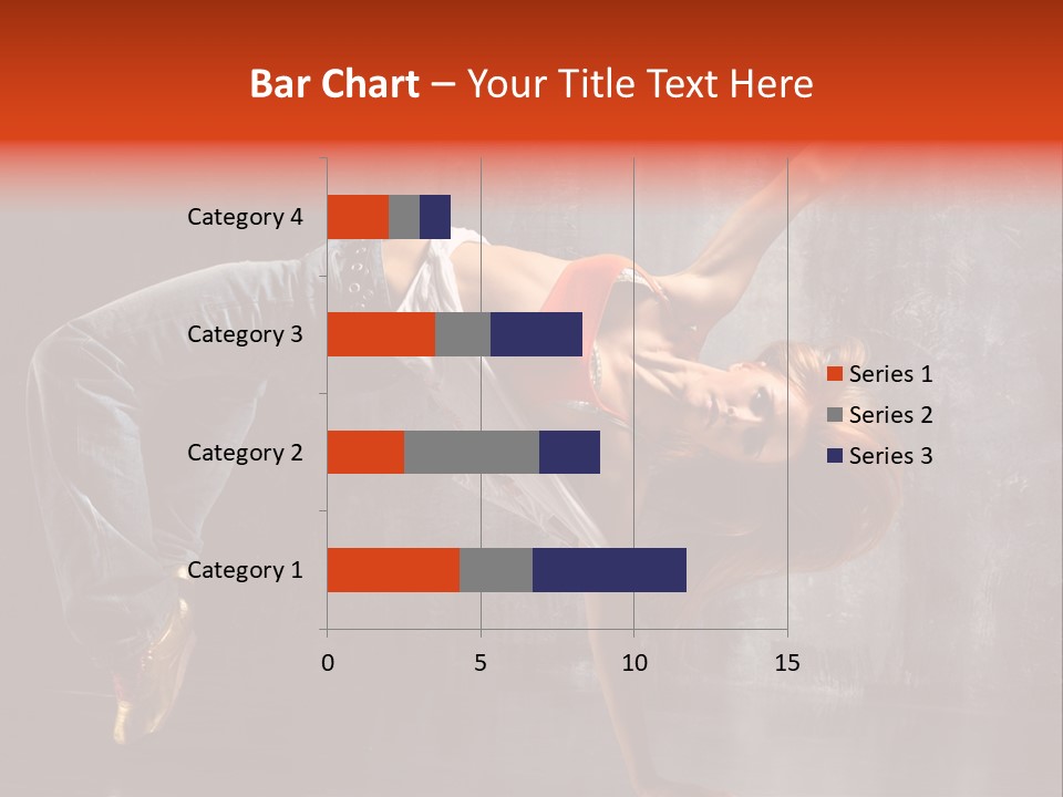 Contemporary Dance Poses PowerPoint Template