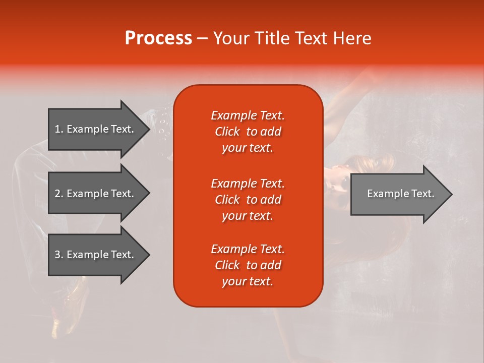 Contemporary Dance Poses PowerPoint Template