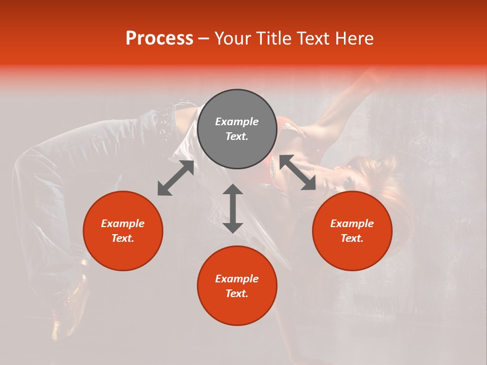 Contemporary Dance Poses PowerPoint Template