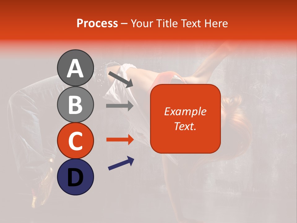 Contemporary Dance Poses PowerPoint Template