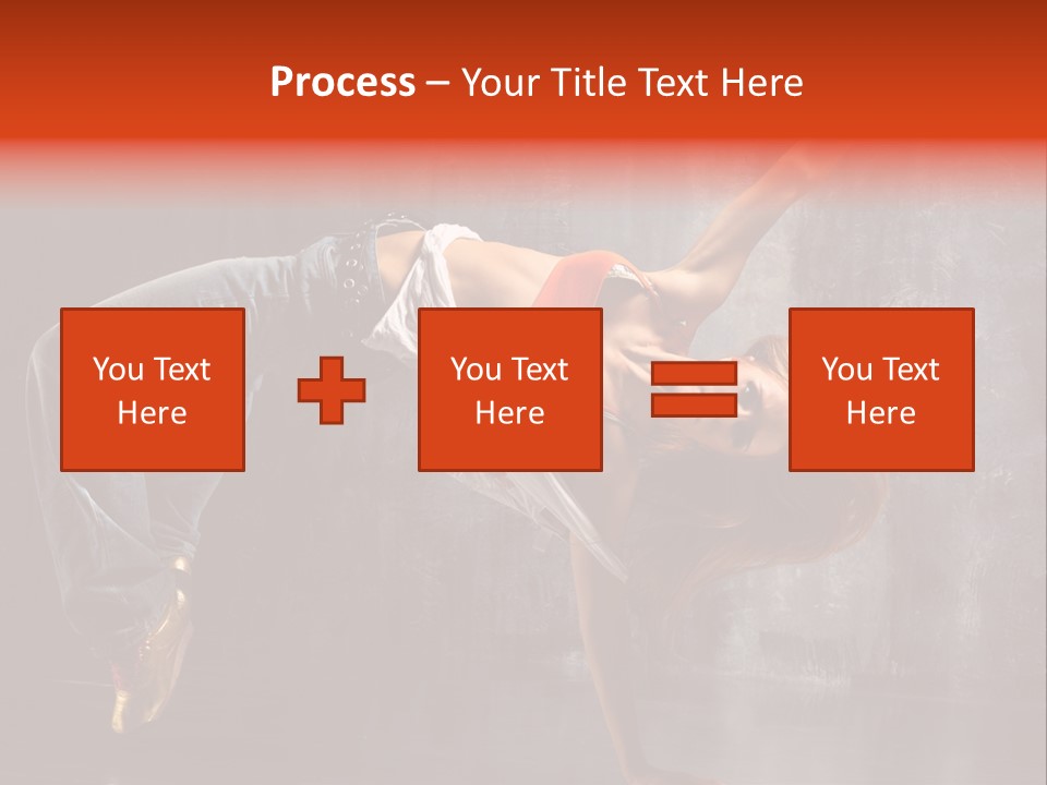Contemporary Dance Poses PowerPoint Template