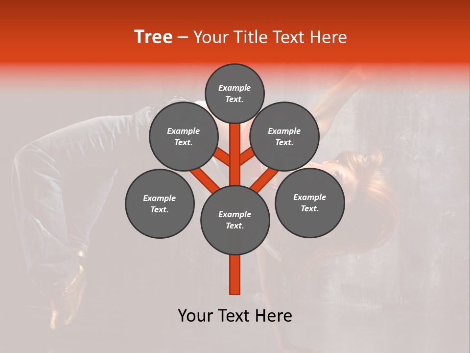 Contemporary Dance Poses PowerPoint Template