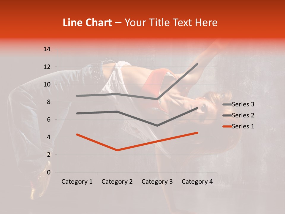Contemporary Dance Poses PowerPoint Template