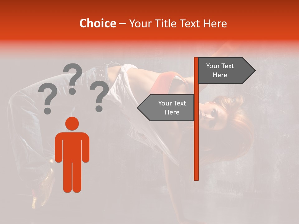 Contemporary Dance Poses PowerPoint Template