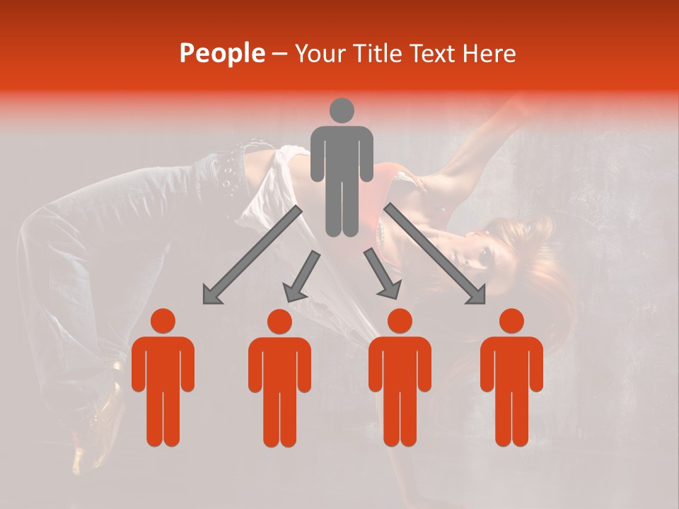 Contemporary Dance Poses PowerPoint Template