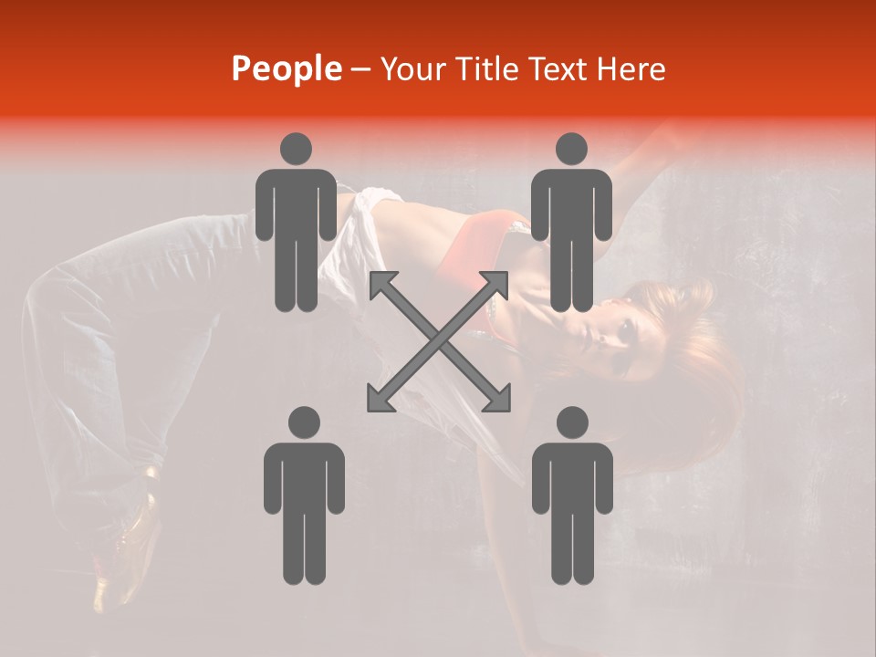 Contemporary Dance Poses PowerPoint Template