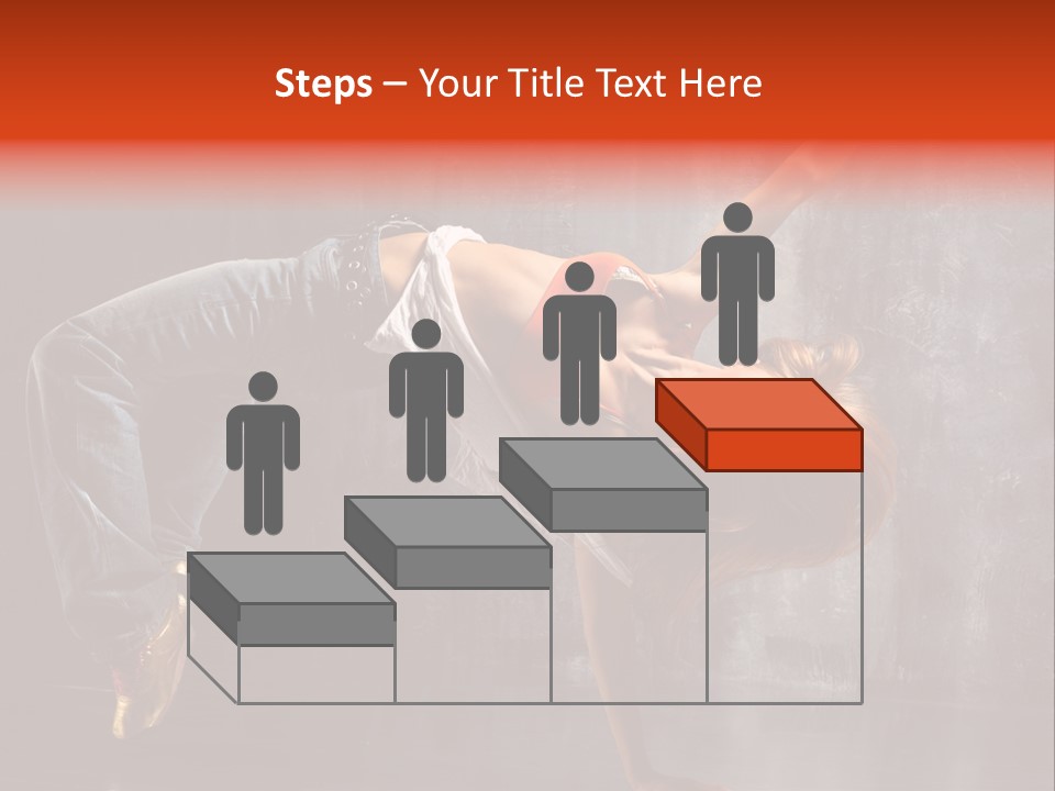 Contemporary Dance Poses PowerPoint Template