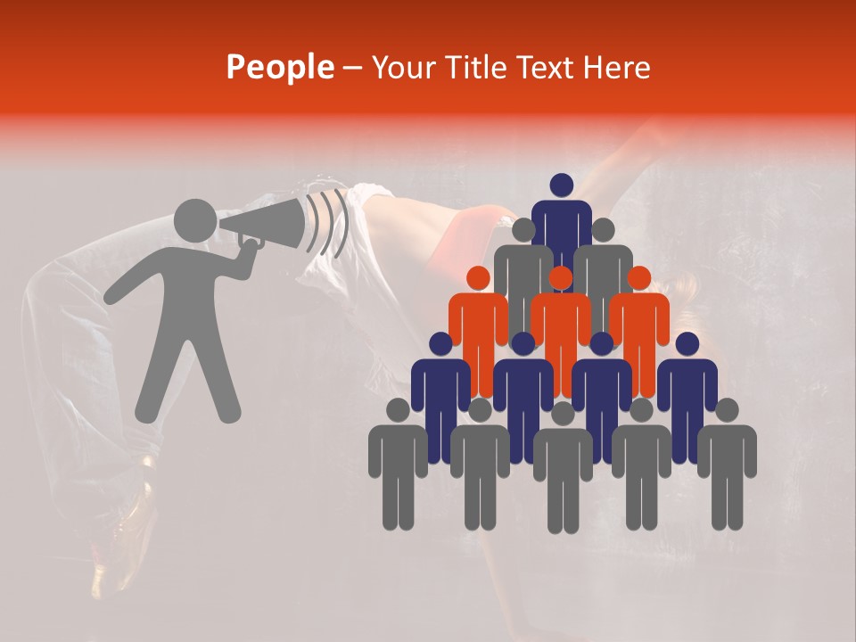 Contemporary Dance Poses PowerPoint Template