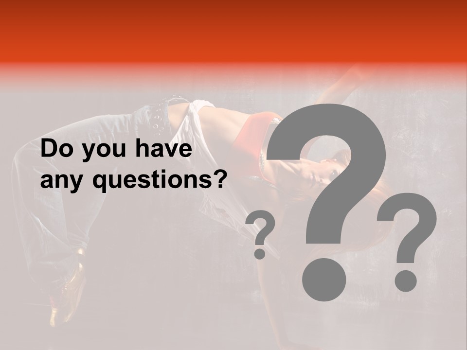 Contemporary Dance Poses PowerPoint Template