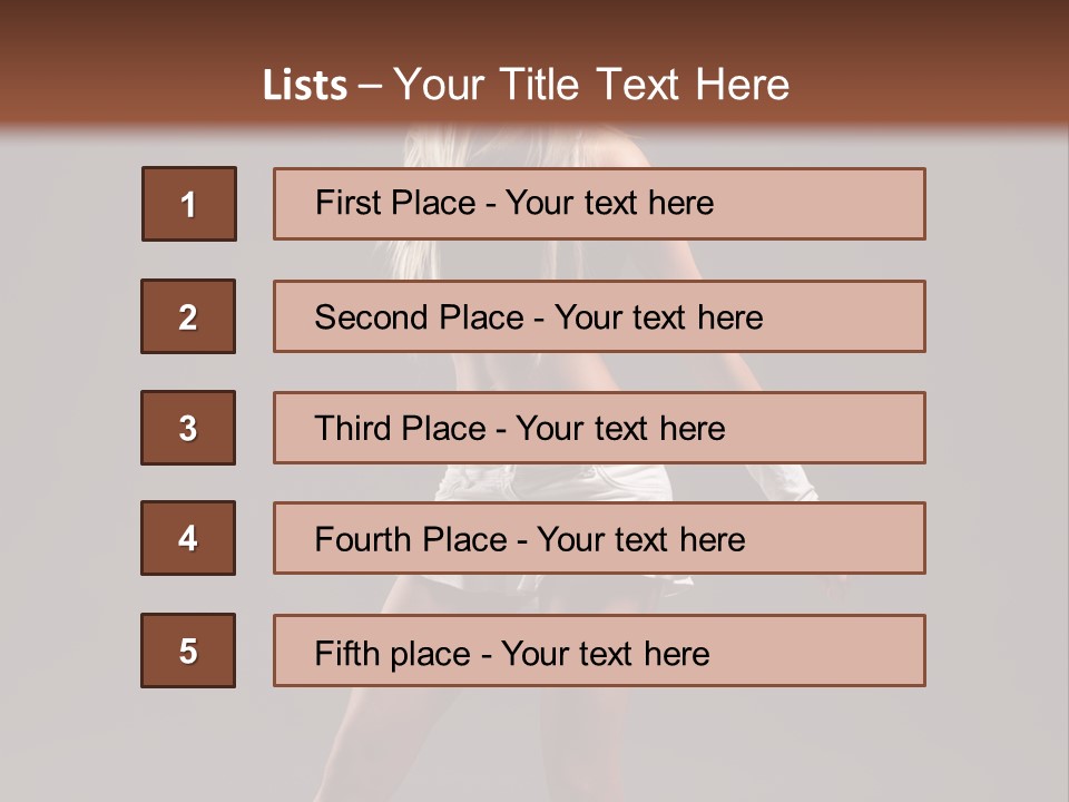 Shaking Posing Y PowerPoint Template