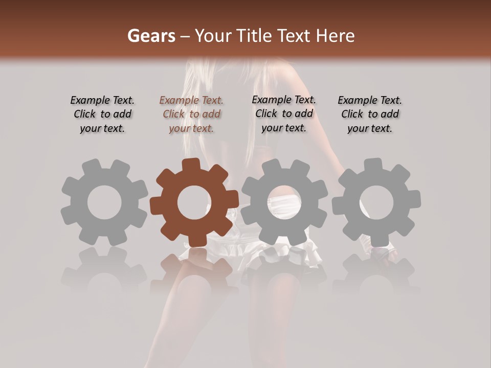 Shaking Posing Y PowerPoint Template