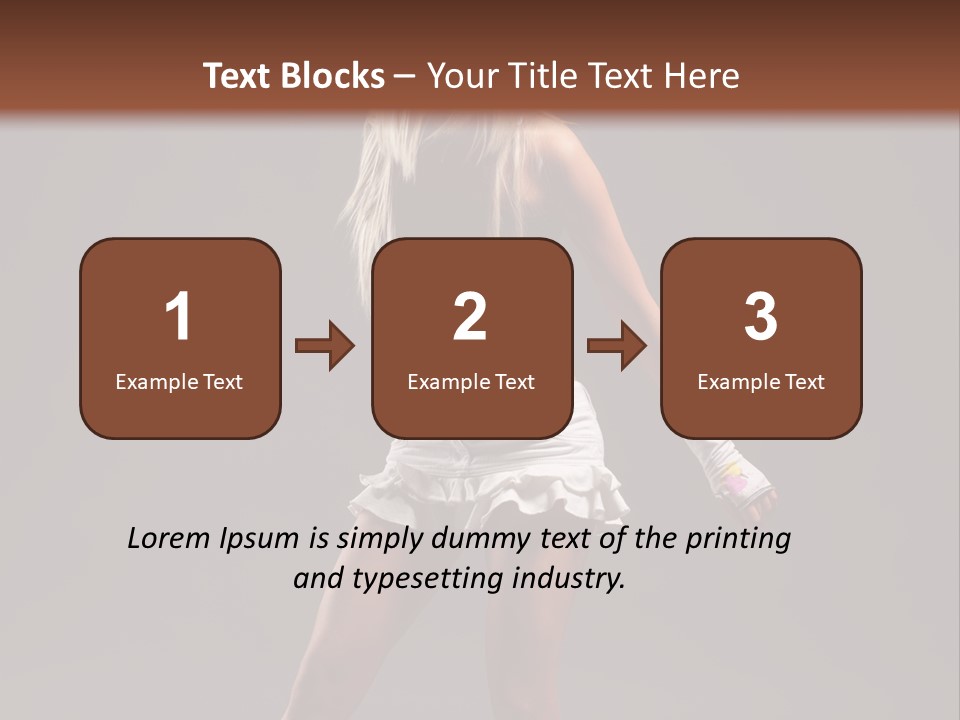 Shaking Posing Y PowerPoint Template