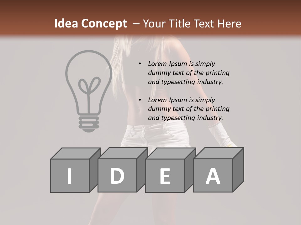 Shaking Posing Y PowerPoint Template