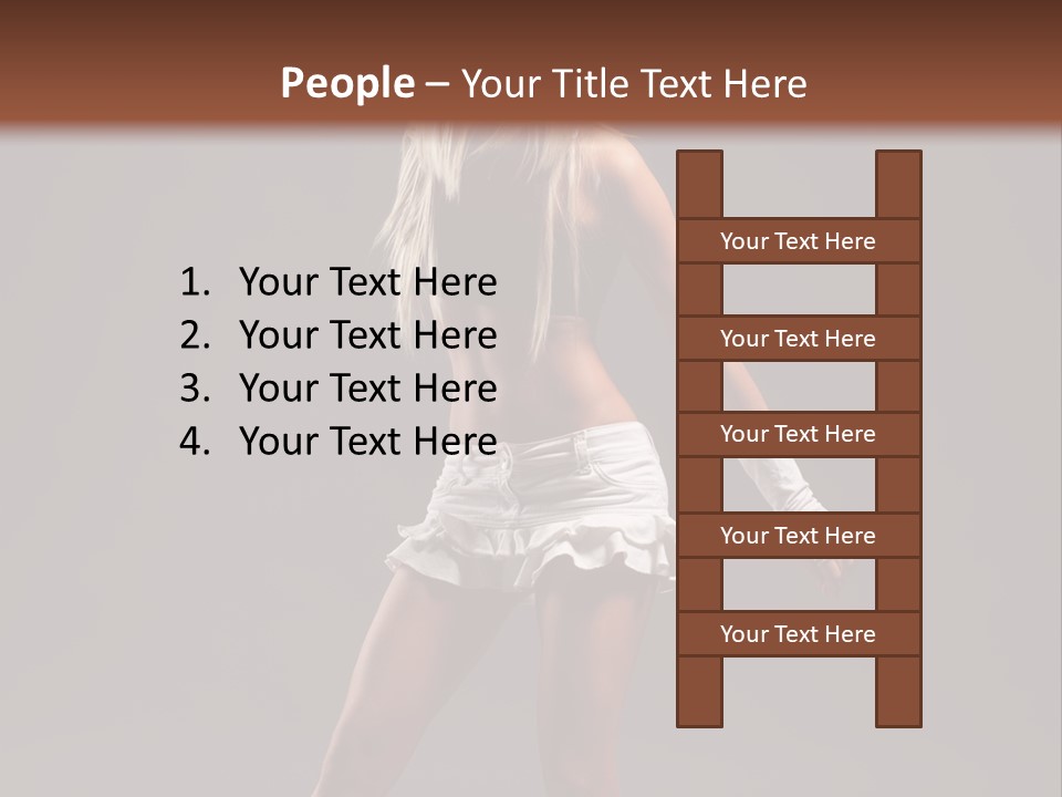 Shaking Posing Y PowerPoint Template