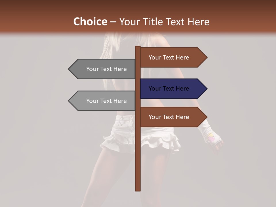 Shaking Posing Y PowerPoint Template