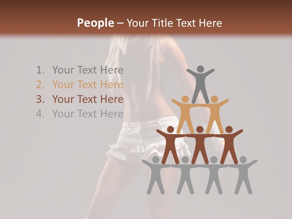 Shaking Posing Y PowerPoint Template