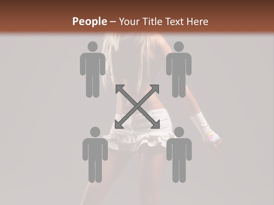 Shaking Posing Y PowerPoint Template