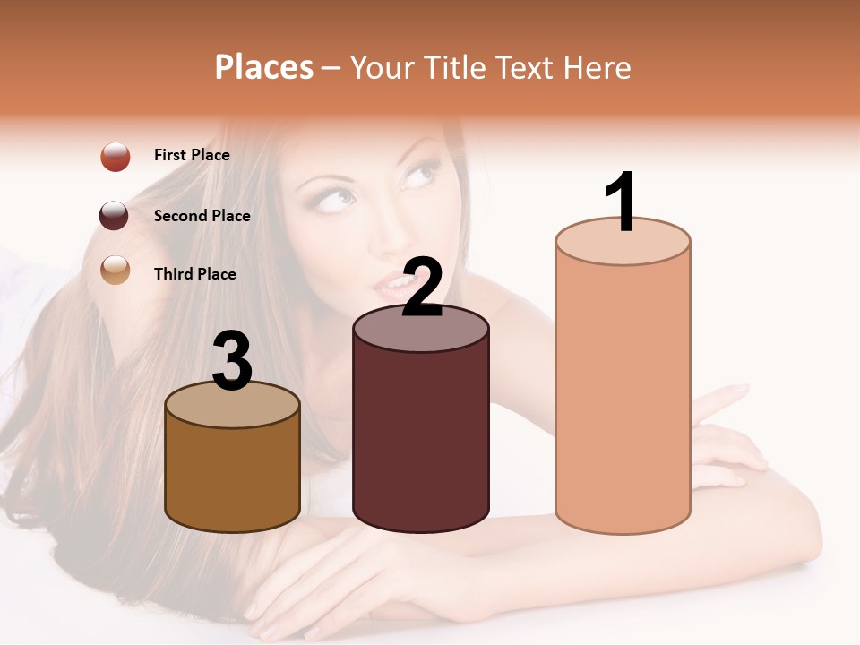 Elegant Portrait Hair PowerPoint Template