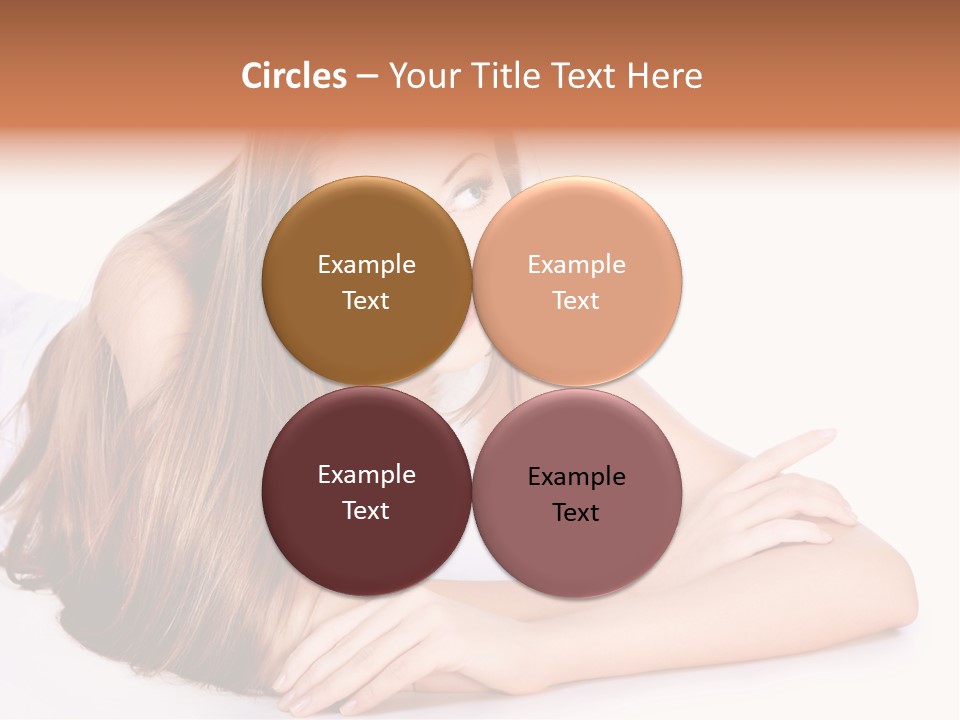 Elegant Portrait Hair PowerPoint Template