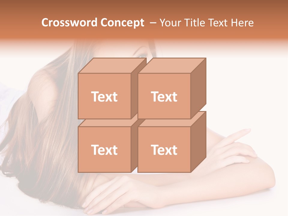 Elegant Portrait Hair PowerPoint Template