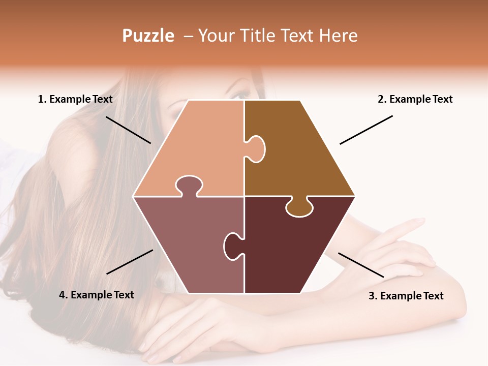 Elegant Portrait Hair PowerPoint Template