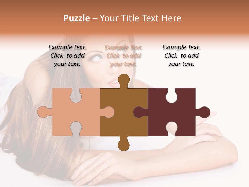 Elegant Portrait Hair PowerPoint Template