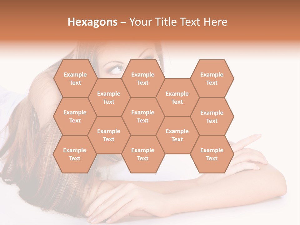 Elegant Portrait Hair PowerPoint Template