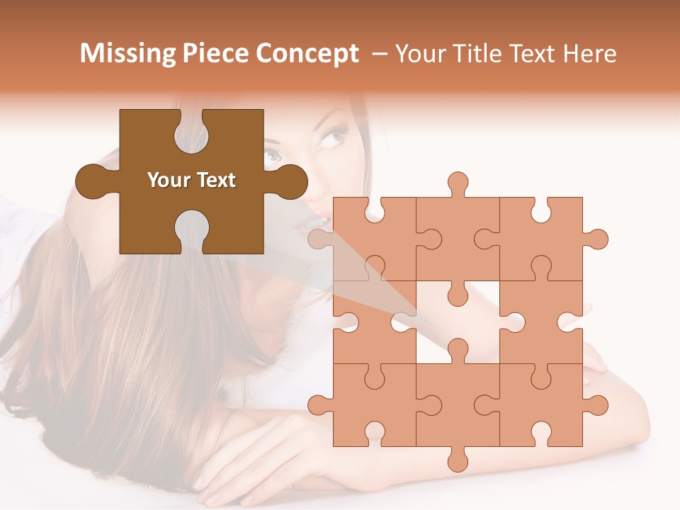 Elegant Portrait Hair PowerPoint Template