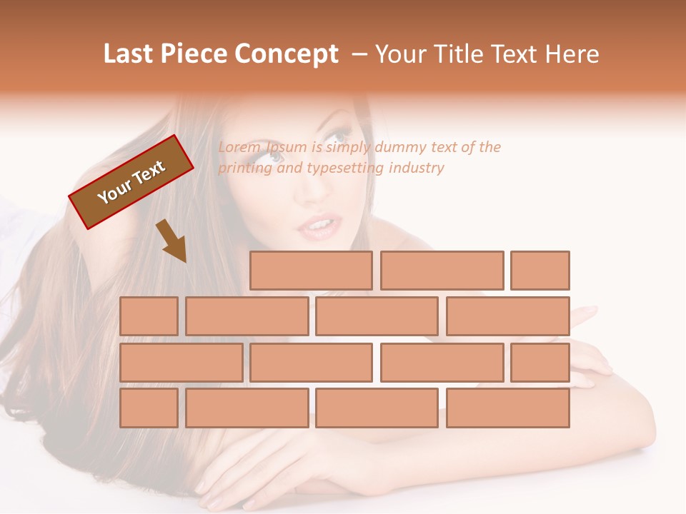 Elegant Portrait Hair PowerPoint Template