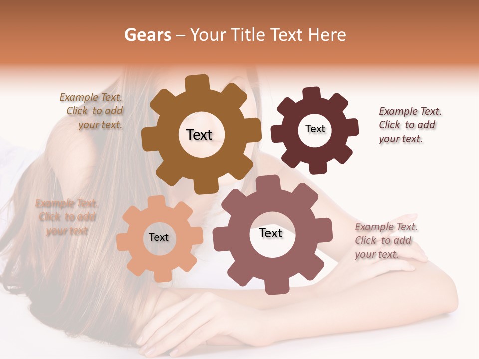 Elegant Portrait Hair PowerPoint Template