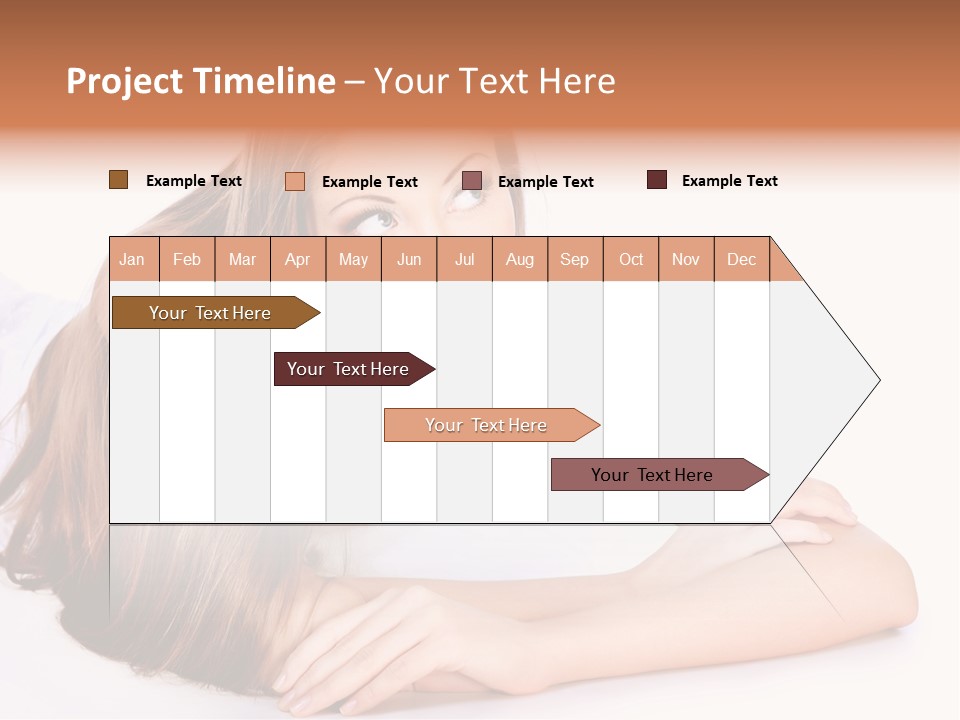 Elegant Portrait Hair PowerPoint Template