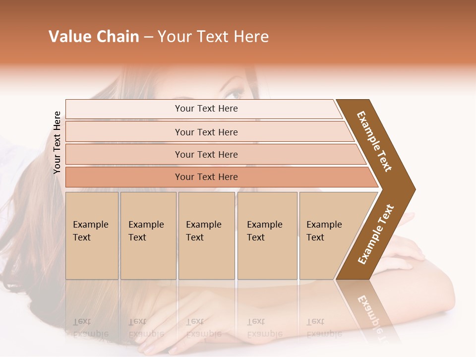 Elegant Portrait Hair PowerPoint Template