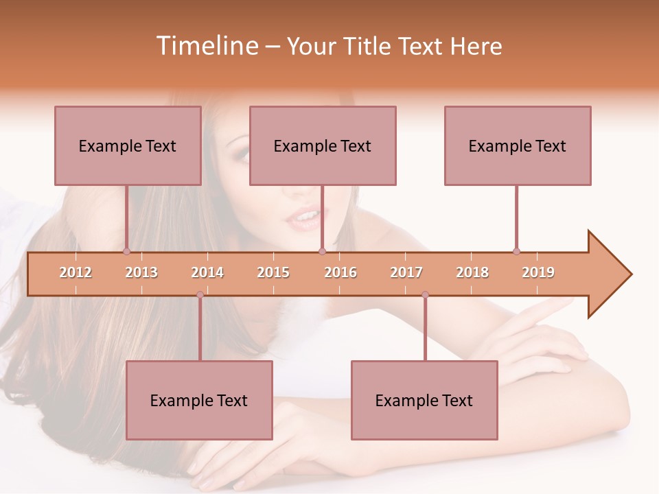 Elegant Portrait Hair PowerPoint Template