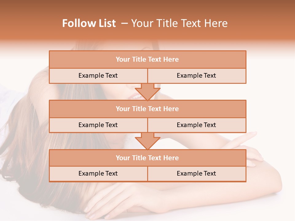 Elegant Portrait Hair PowerPoint Template