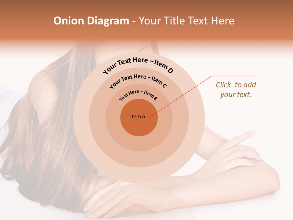 Elegant Portrait Hair PowerPoint Template